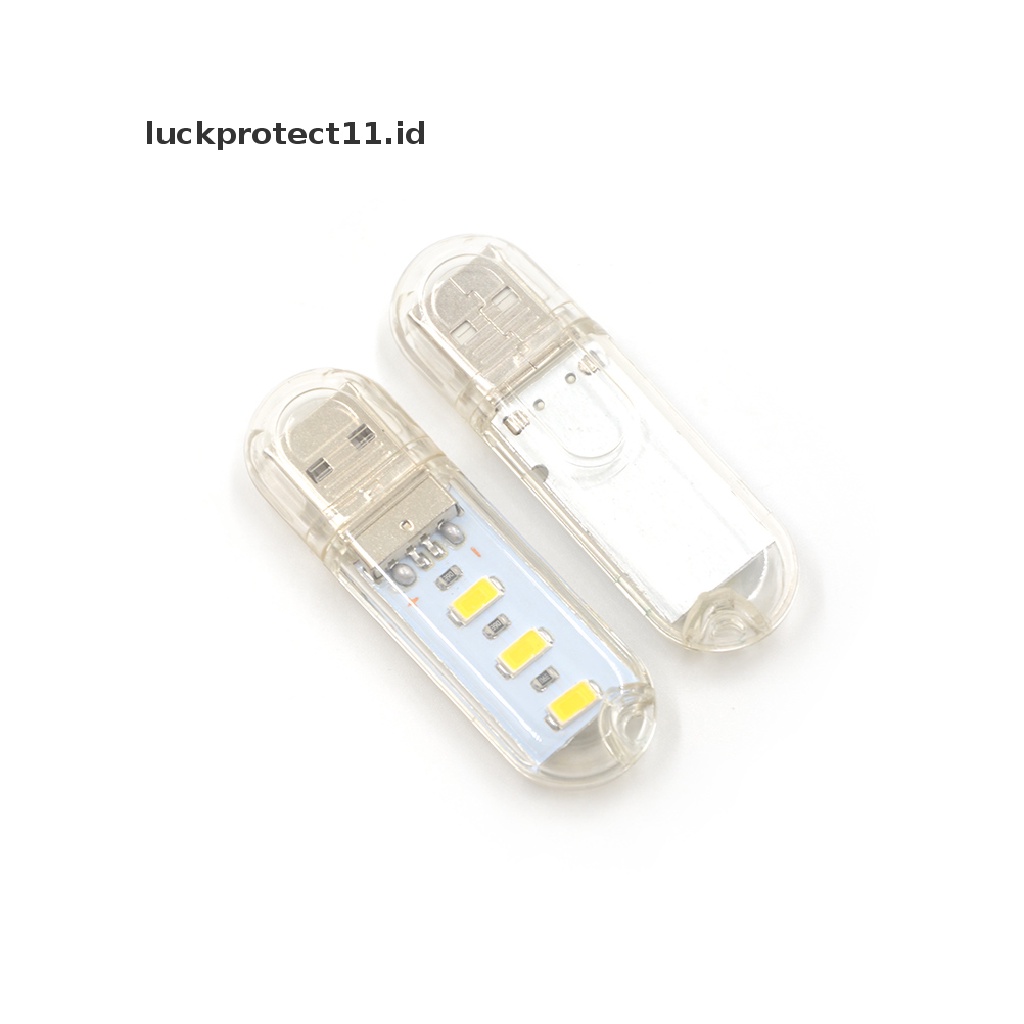 &lt; Luckprotect11. &lt; LuckproteksiId &gt; Lampu Bohlam Led Mini Usb Untuk Camping / Membaca / Laptop