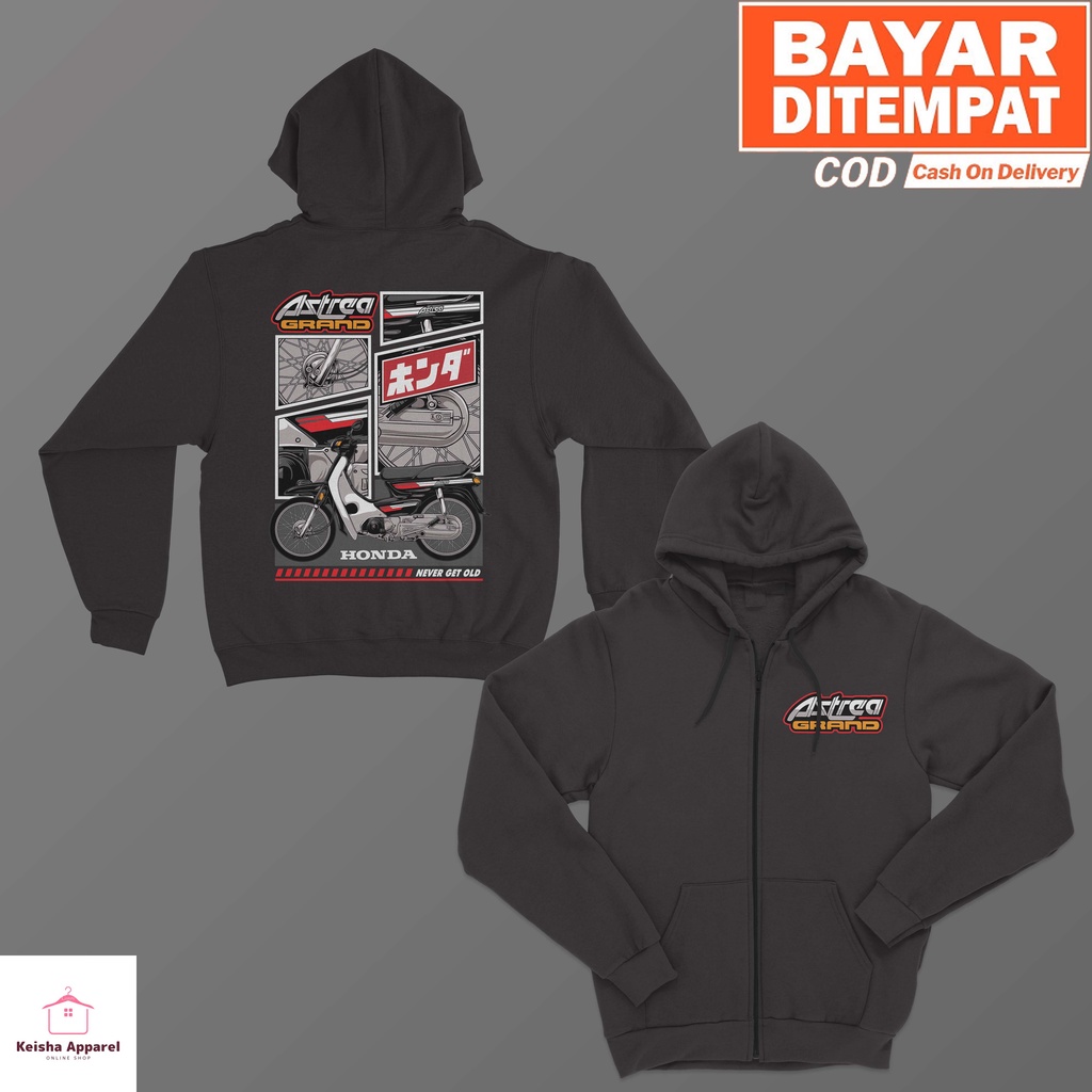 JAKET ZIPPER HONDA ASTREA GRAND COSMIC JAKET ASTREA PRIA WANITA