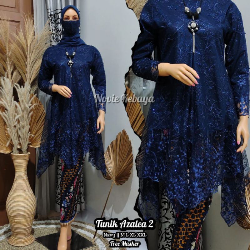 [COD] TUNIK BRUKAT AZELEA 2 BY NOVI KEBAYA