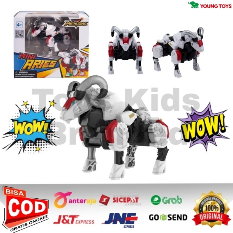 Robot Metalions Action Figure Mini Aries