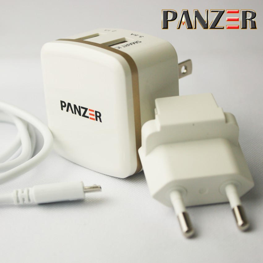 Travel Charger Panzer 2 USB Ports with Smart IC dan Fast Charging 5.6A