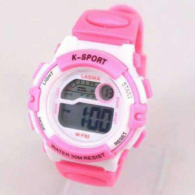 JAM TANGAN WANITA/ PRIA LASIKA W-F82 Kecil SPORTY