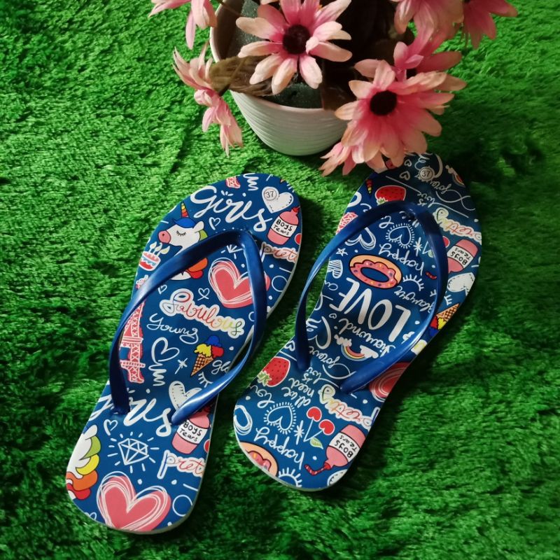 sandal jepit wanita / sandal murah / sandal lucu / sandal cantik / sandal rumah