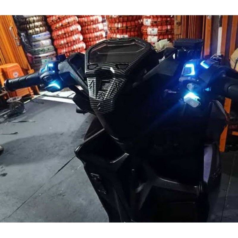 Saklar Set Vietnam Led Nyala Led Biru, Putih, Merah, Pelangi Universal Semua Motor Model Fulsar Nmax Scoopy