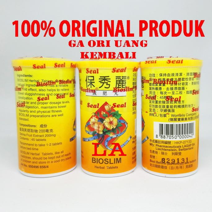 Terlaris Bioslim Herbal Tablet Obat Pelangsing / Menurunkan Berat Badan #001