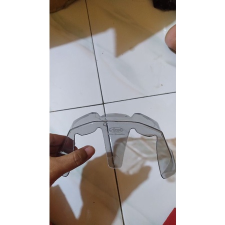 spoiler gp pad arai original warna light smoke untuk rx7x