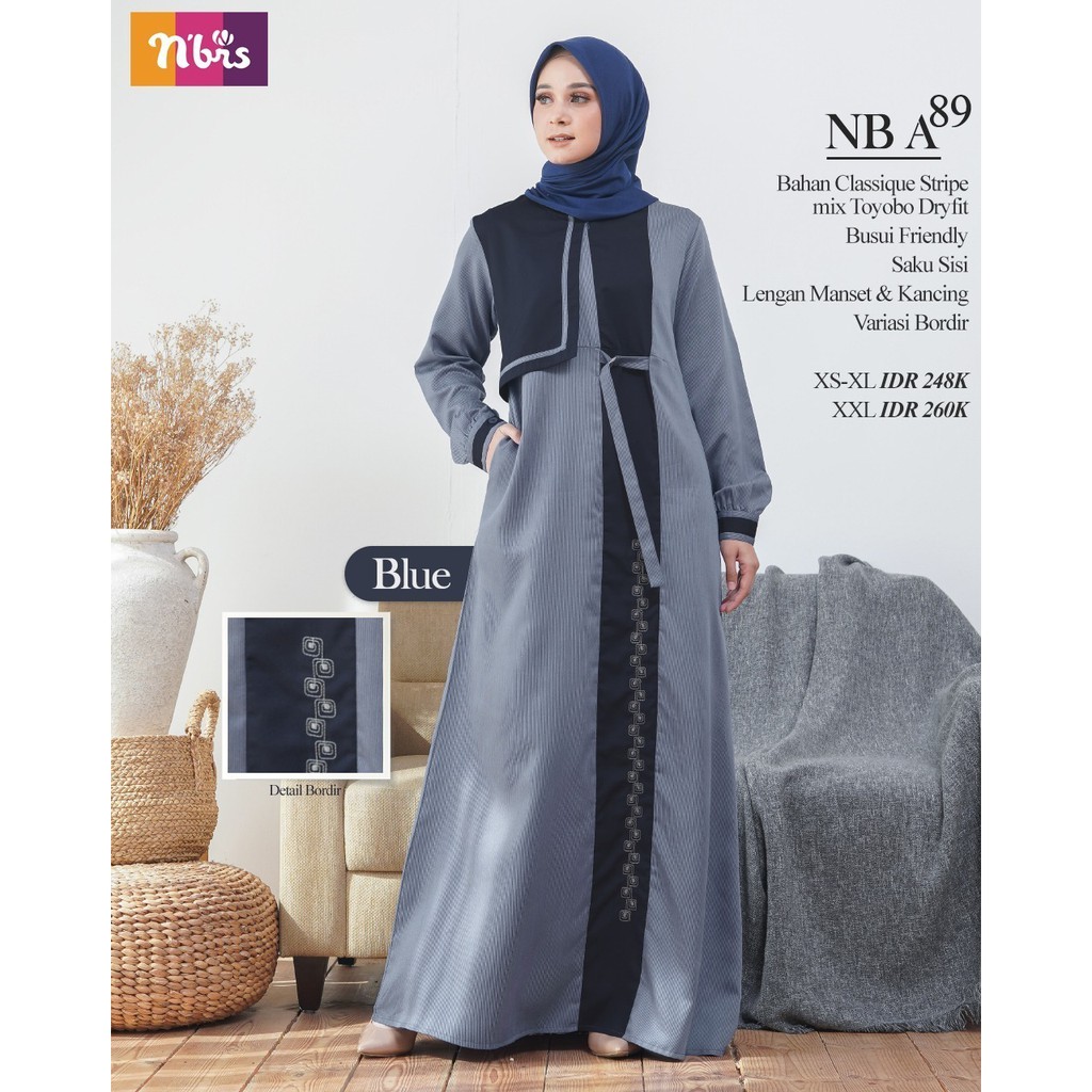 NBRS KOKO NSK 89 DAN GAMIS NB A89 BAJU TAQWA PRIA FASHION MUSLIM PAKAIAN COUPLE TERBARU 2021