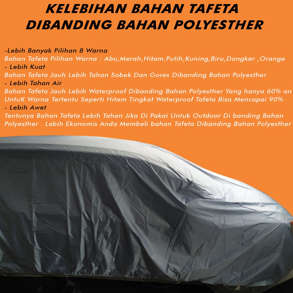 Premium Body Cover Mobil Brio Sarung Mobil Brio/Brio Satya/Brio rs/brio 2021/Brio Lama/New Brio/raize/rocky/kia sonet/agya/ayla/avanza/avanza veloz/avanza lama/new avanza/xenia/xenia lama/new xenia