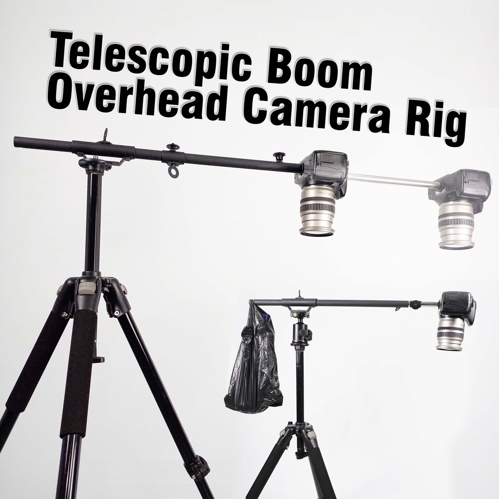 Telescopic Boom Overhead Camera Rig Kamera Video Foto Flat Lay