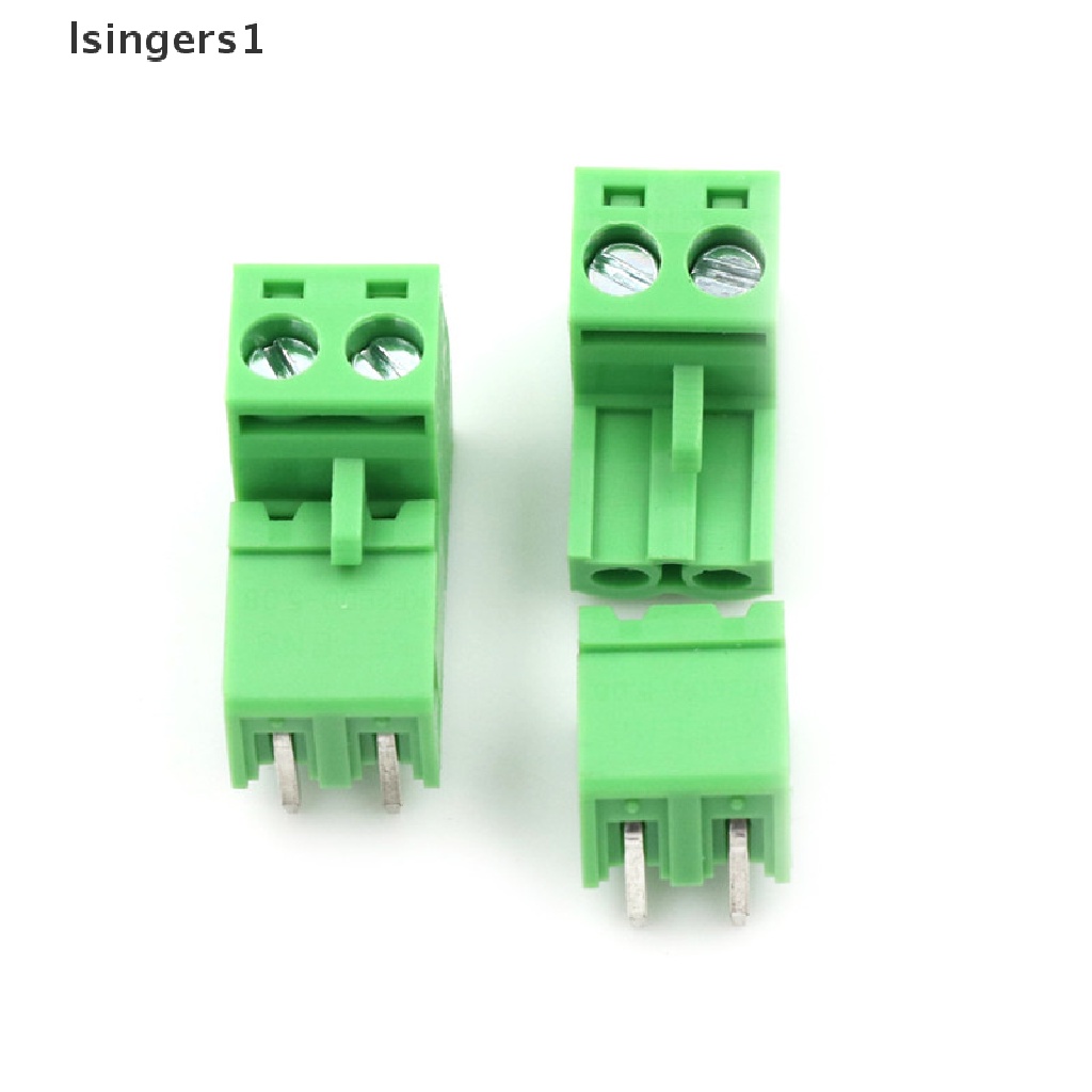 (lsingers1) 20pcs Terminal Block PCB Pitch 5.08mm 2Pin