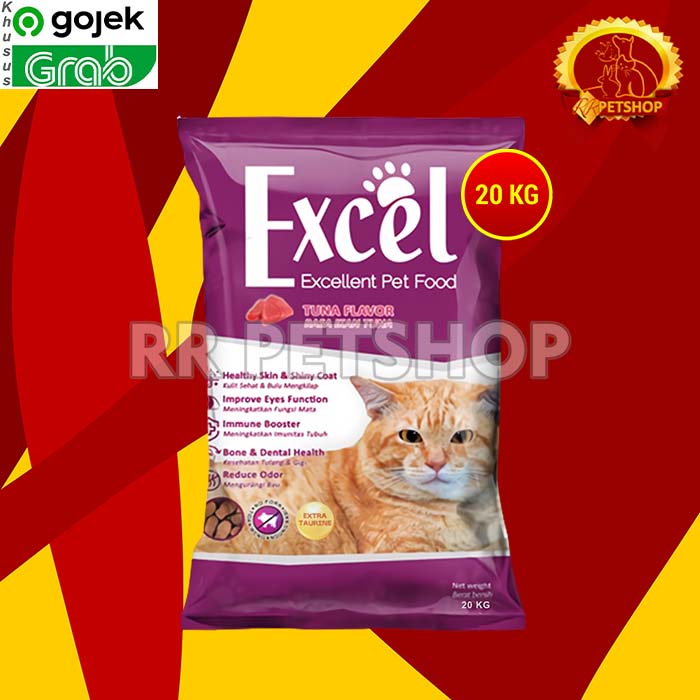 [GOSEND] Makanan Kucing Excel 20 kg / Dry Food Karungan Murah 20kg sak