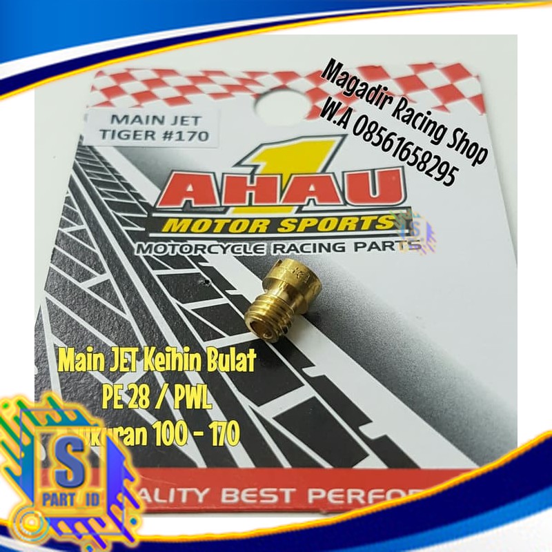 Main Jet Keihin PE 28 / PWL Ninja Ukuran 100 - 170 AHAU AHAU1 Terbaru
