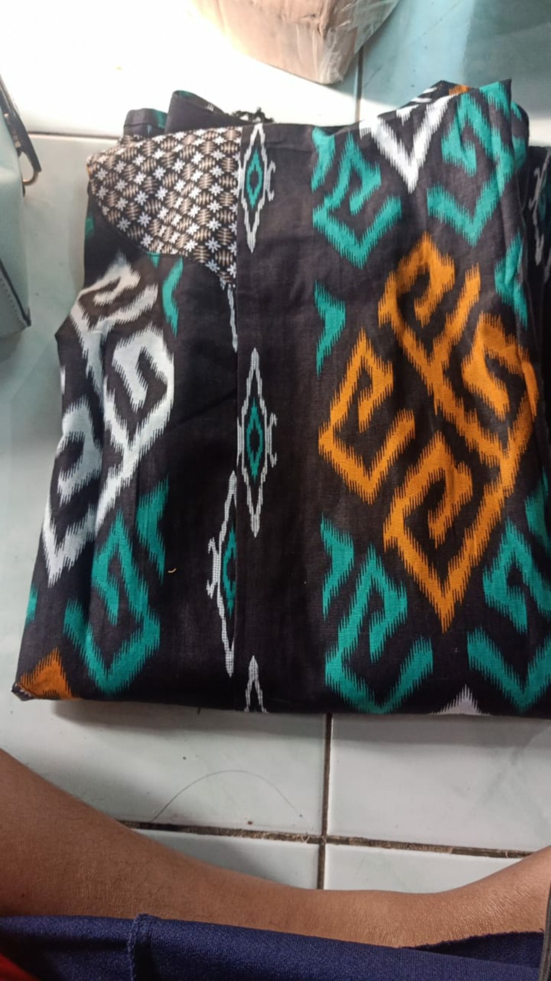 Gamis Batik Modern Murah Katun Halus Kombinasi Truntum, Ori Abiqiya Store Pekalongan Big Size Jumbo