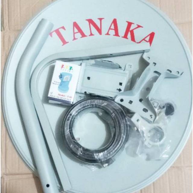 Antena Parabola 45cm tanaka lengkap tanpa receiver