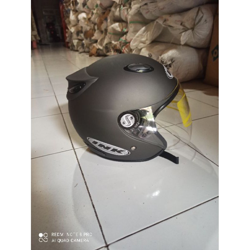 HELM CENTRO MODEL INK HELM BER SNI( FREE STIKER INK )