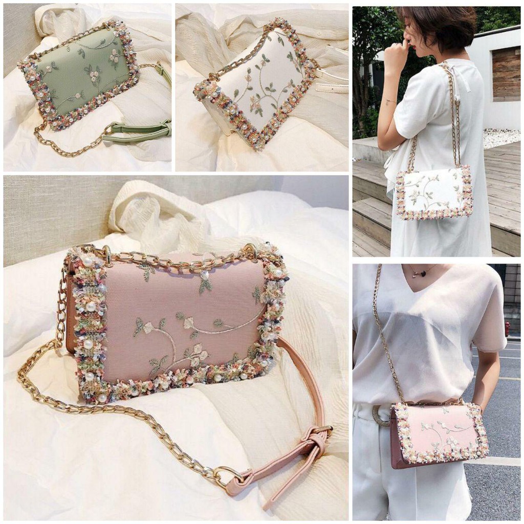 TAS SELEMPANG 0023 - TAS IMPORT - TAS KOREA CX100- TAS WANITA - TAS TERMURAH JAKARTA