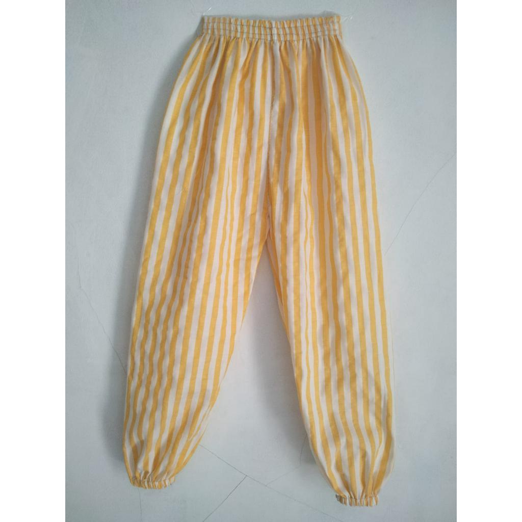 CELANA ANAK PEREMPUAN CELANA JOGER PANJANG ANAK PEREMPUAN TANGGUNG SALUR BAGGY PANTS MURAH HARIAN