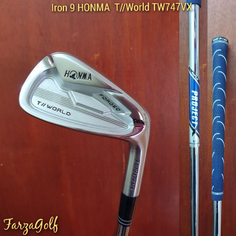 Stick Golf Iron 9 HONMA T//WORLD TW747VX Shaft steel Flex S