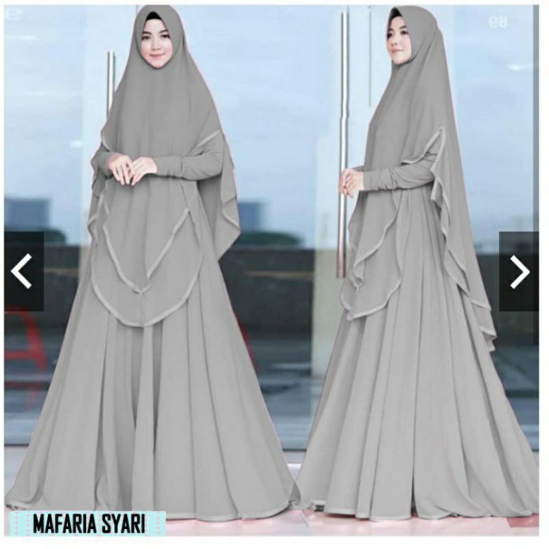 MAFARIA SYARI / GAMIS SYARI / FASHION MUSLIM AD03-1