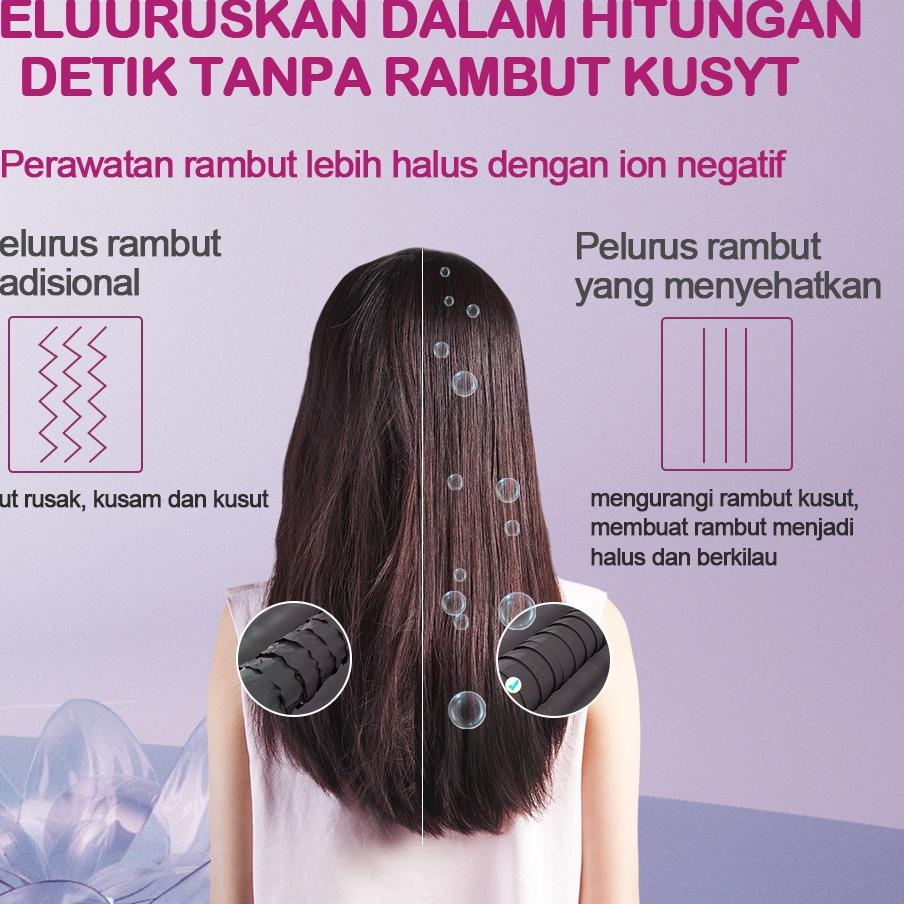 ❊ Catokan rambut lurus dan rambut keriting dua-dalam-satu catokan kriting/catokan heles alat keritin