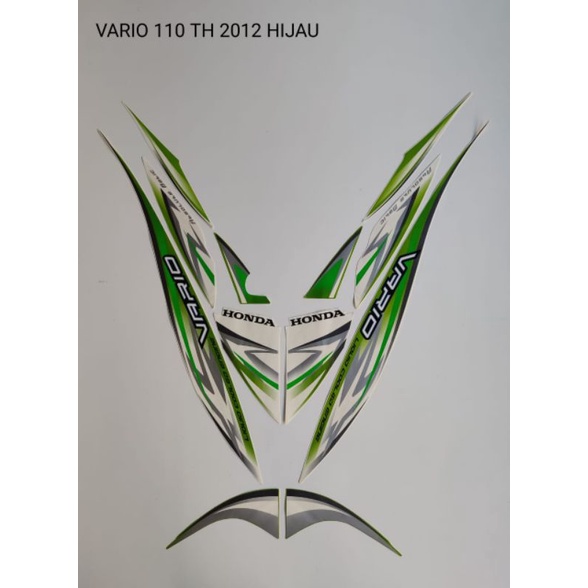 striping vario 110 tahun 2012 hijau