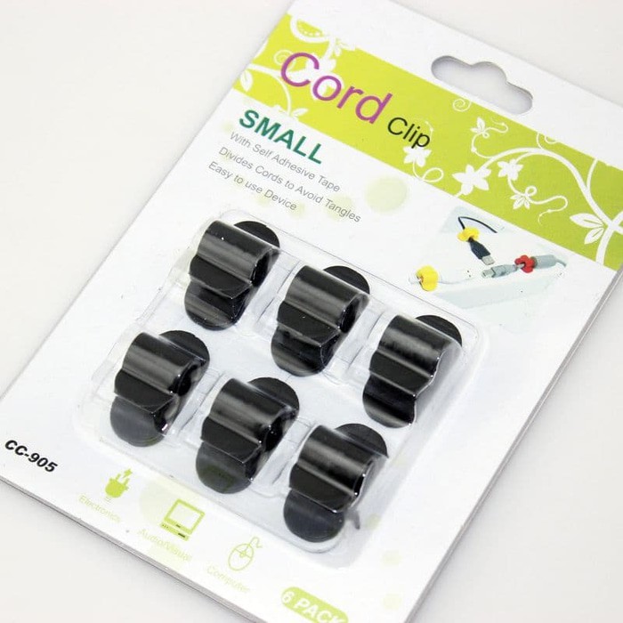 

Cord clip kecil / alat untuk mengorganisir kabel berserakan 905