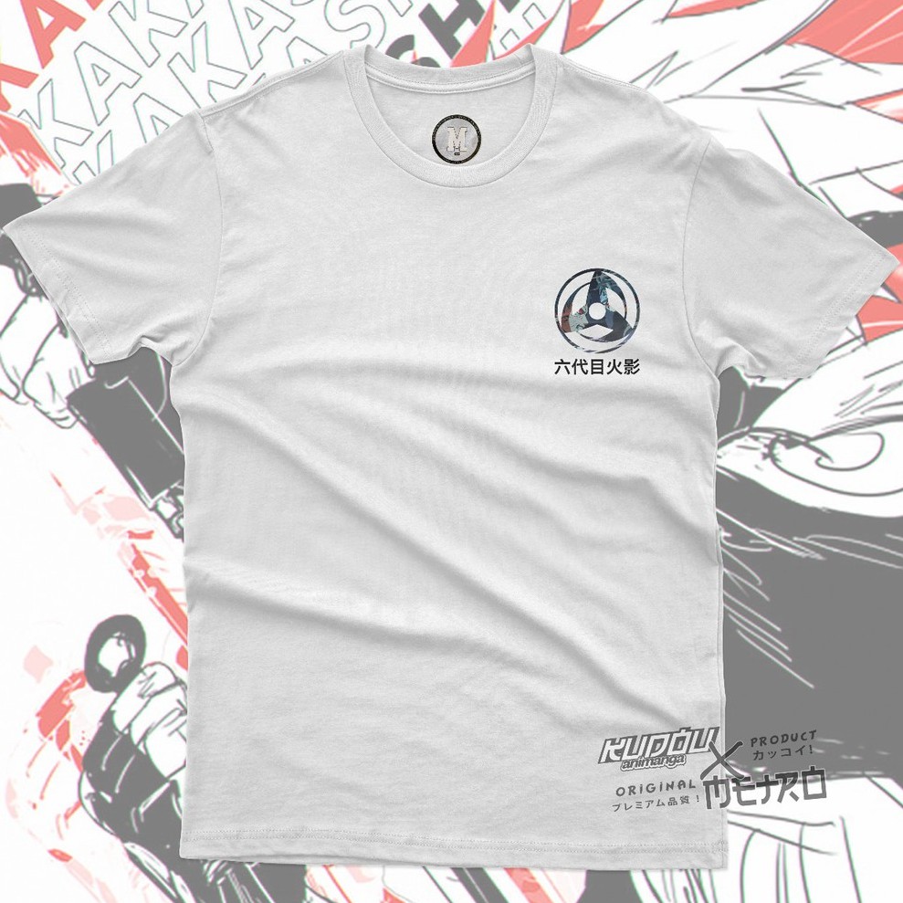 Kaos Rokudaime Kakashi Anime manga Naruto Premium Unisex