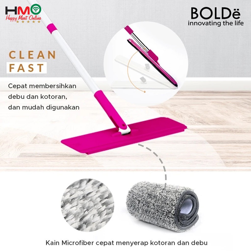 Alat Pel Bolde Spray Mop Ultima Semprot gagang Stainless Steel