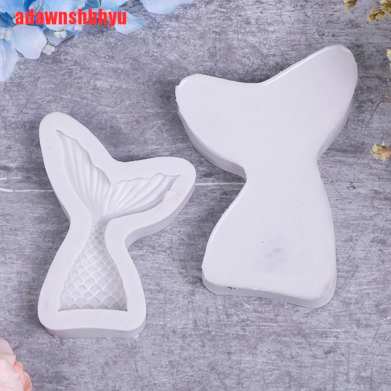 Cetakan Fondant Bentuk Ekor Mermaid Bahan Silikon Untuk Dekorasi Kue