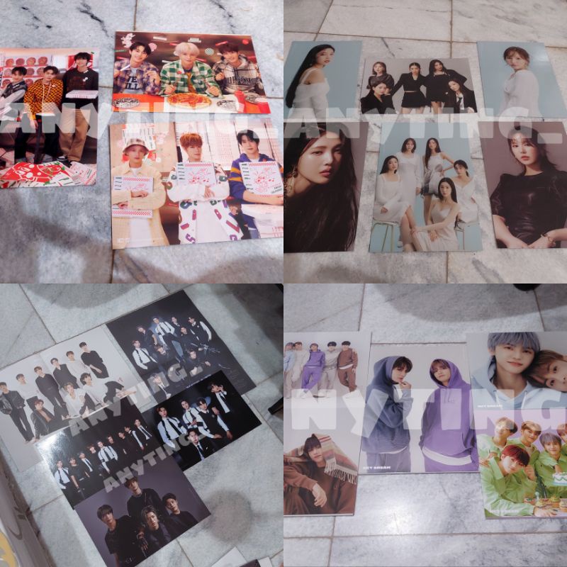 POSTER A4 NCT DREAM 127 RED VELVET SG 2021 2022 SEASON GREETINGS MARK HAECHAN RENJUN JENO CHENLE JIS