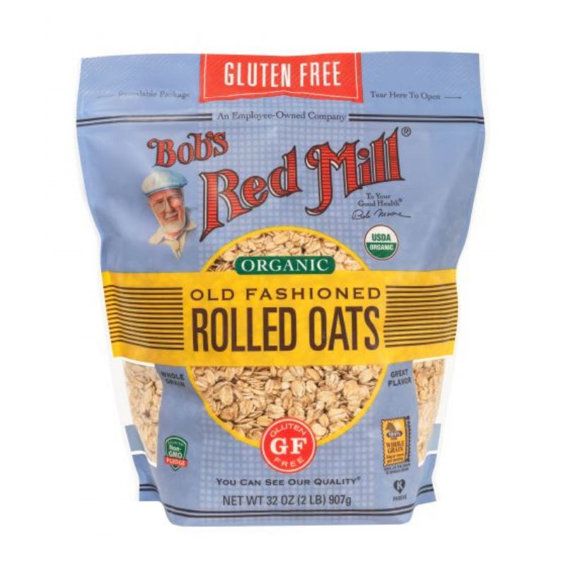 

Bob's red Mill Organic Gluten Free Rolled Oats Old Fashioned 907g