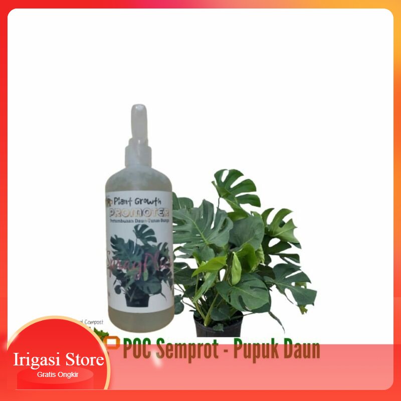 Plant Growth Pupuk Organik Cair Tanaman Hias Kembang/Bunga/Aglonema POC Semprot Siap Pakai