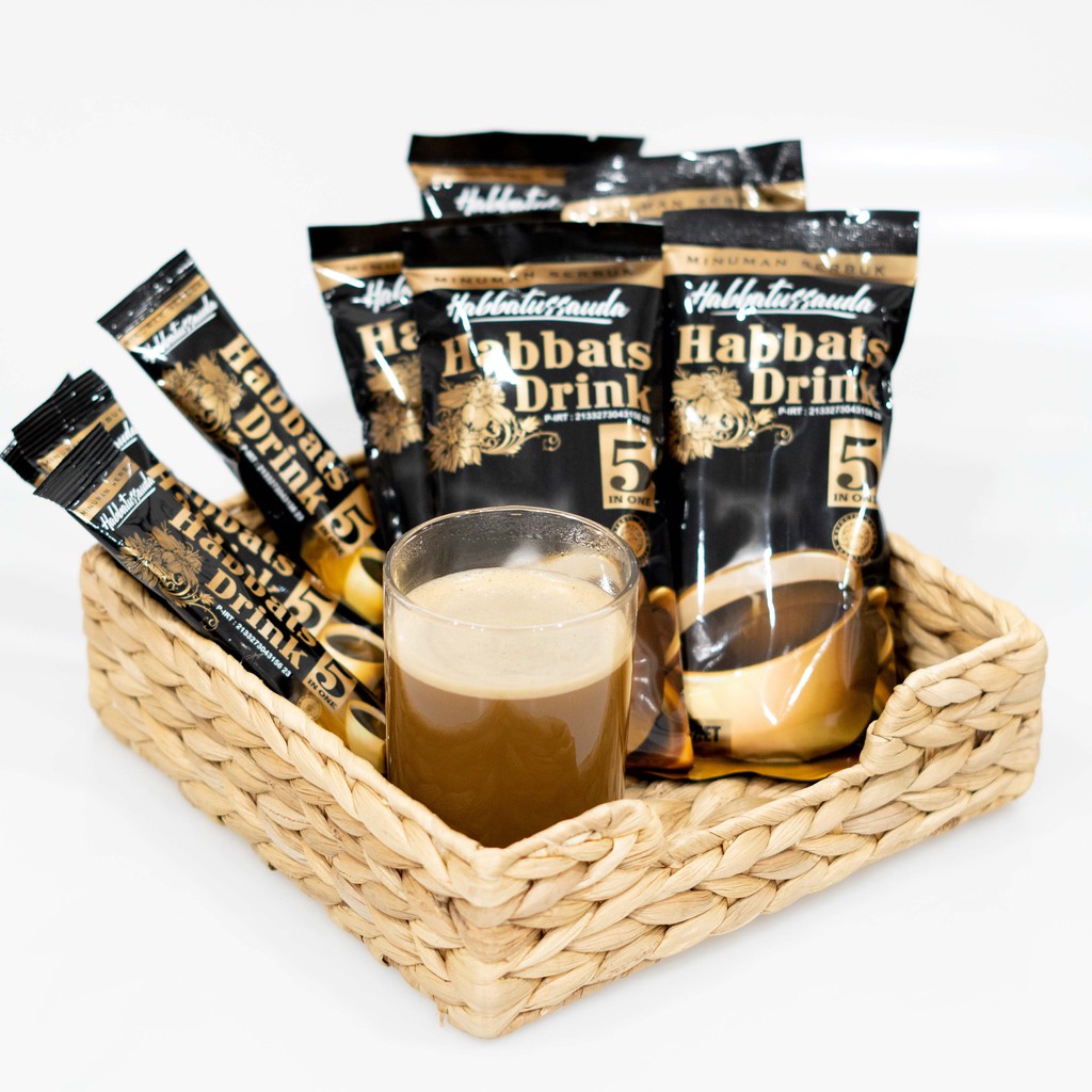 Minuman Habbats Drink Minuman Kemasan Pack 3 Sachet Serbuk Habbatussauda