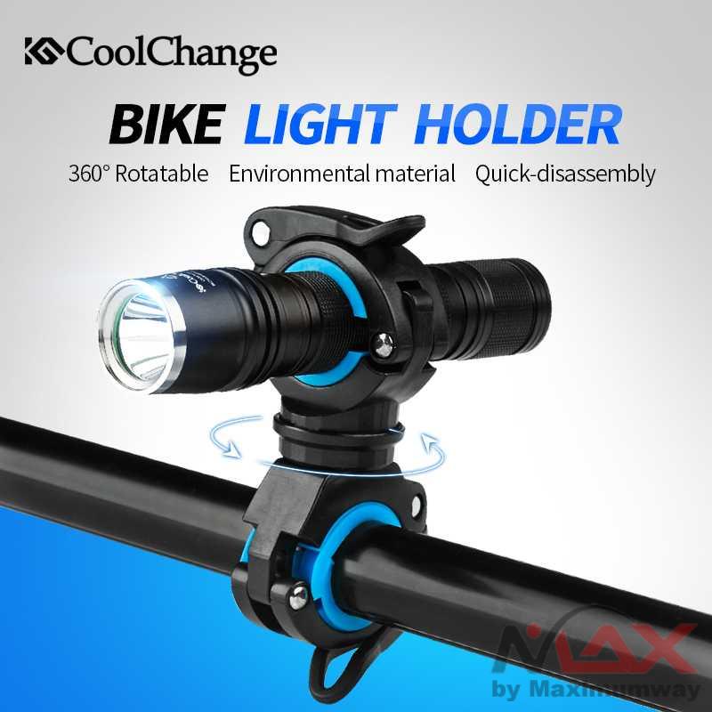 CoolChange Clamp Penjepit Senter Stang Sepeda aksesoris sepeda elektrik atau MTB BMX universal