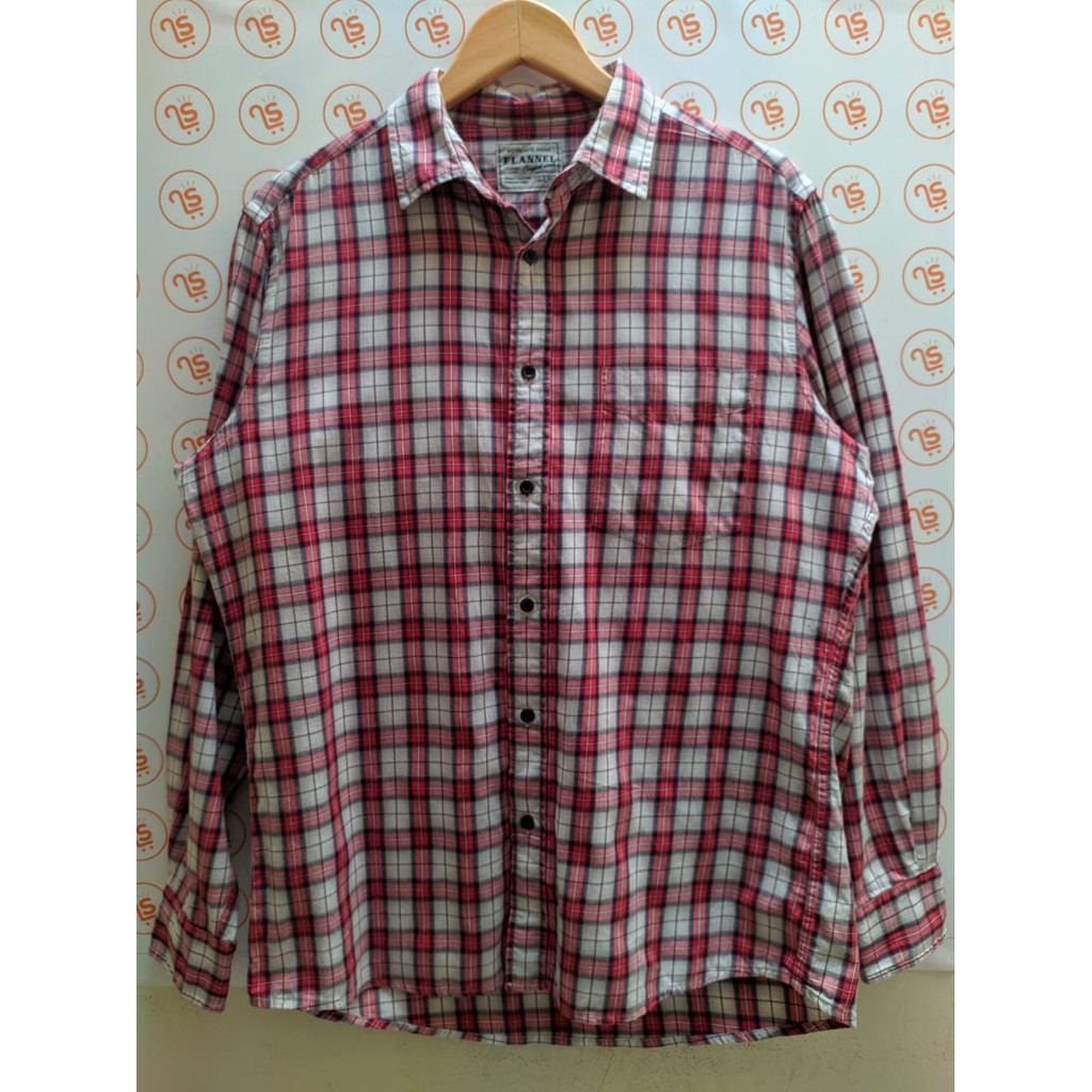 Kemeja Flannel Uniqlo