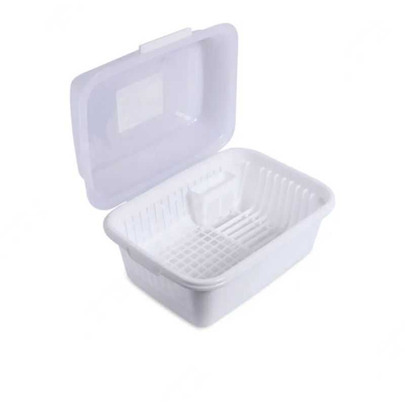 rak piring / tempat piring plastik tertutup A179