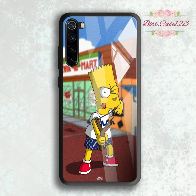 BC Case softcase silikon Gambar SIMPSON back case glass oppo samsung vivo xiaomi realme iphone etc