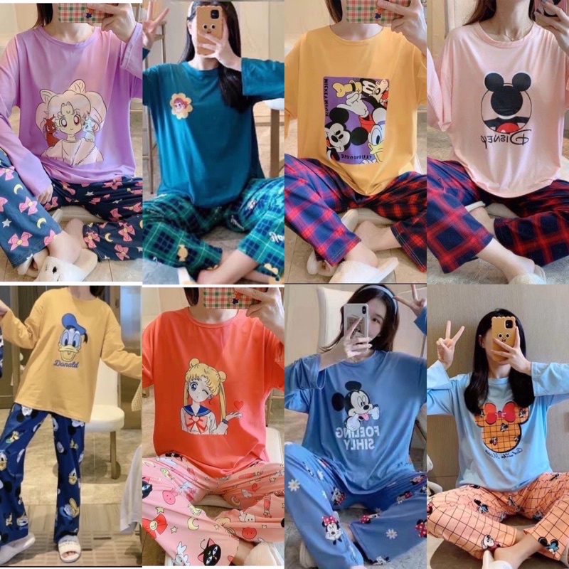 Piyama PP Import Korea piyama oversize setelan kaos import premium piyama import piyama murah