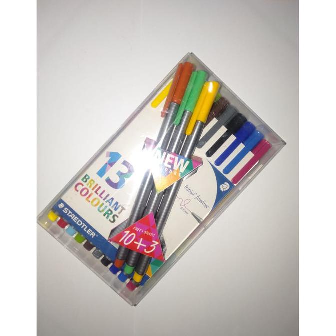 

Staedtler Triplus Fineliner Set Pulpen ( 10 Pcs )