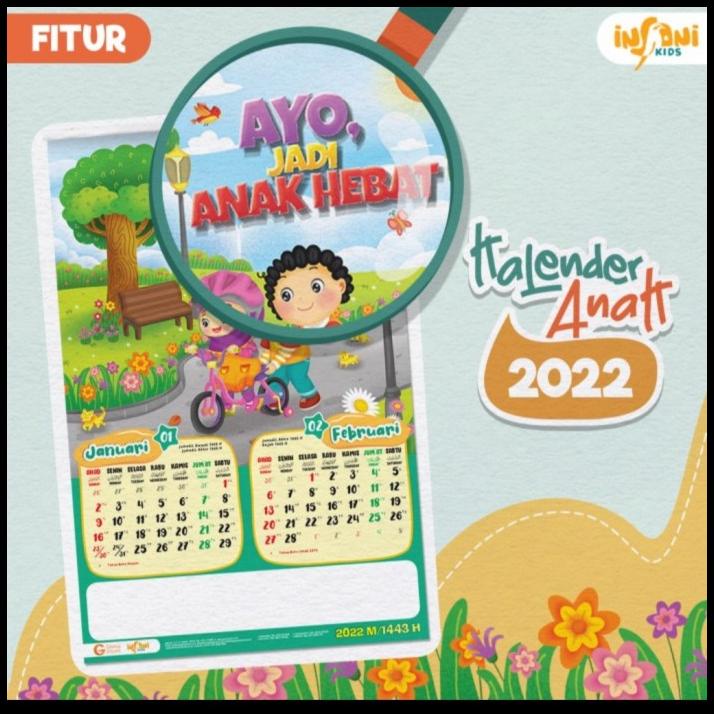 

Kalender Anak Tahun 2022 Kalender Dinding Gantung - Gema Insani