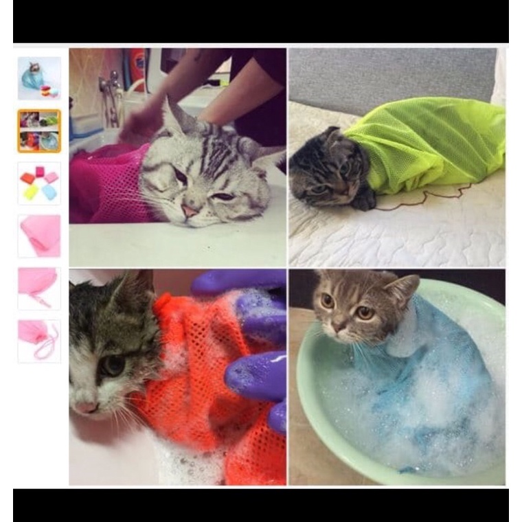 Cat Grooming Bag - Pet Grooming Bag Kantong Mandi Kucing