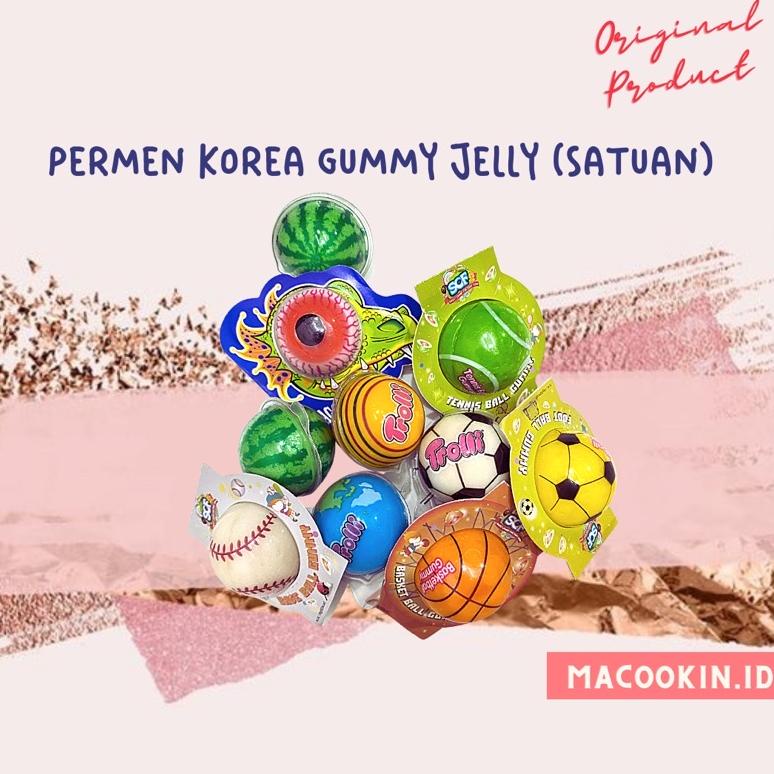 

Stock Banyak❈ PKCKZ Trolli Planet Gummy / Gummi Permen Korea 1 buah Permen Jelly Trolli Gummy NONHAL