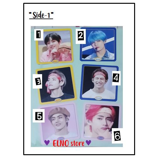 BTS / V Taehyung Coaster - OFFICIAL BY FANSITE NUNA V