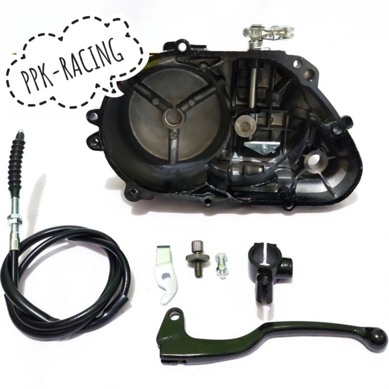 Bak Blok Kopling Mesin Fizr Alfa Crypton Force 1 Yamaha Komplit Handle + Kabel Kopling