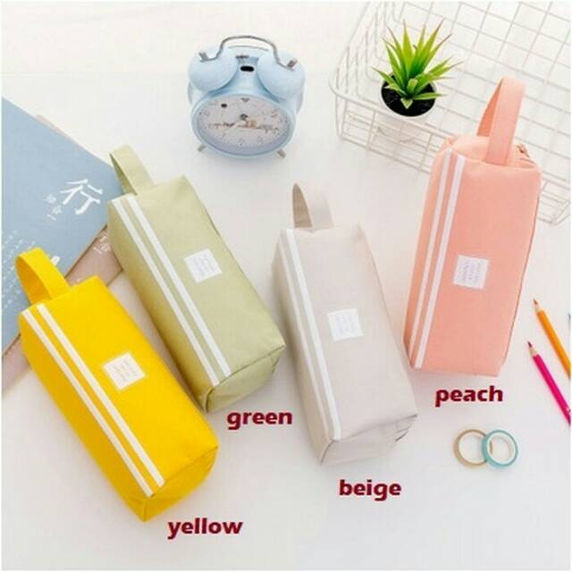 

Dompet pensil dual storage with stripe