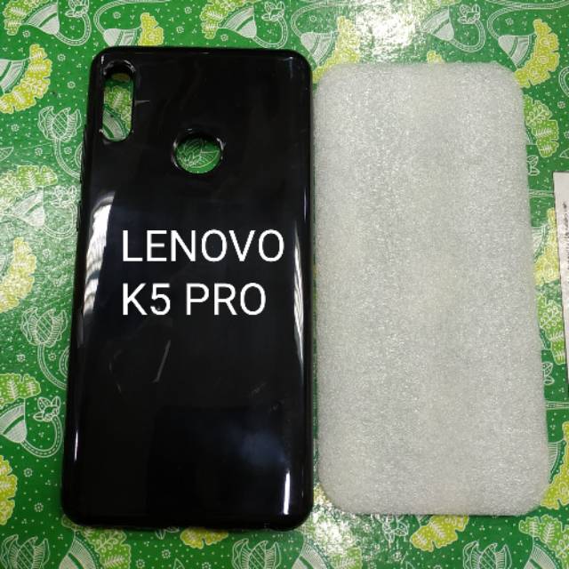 LENOVO K5 PRO karet softcase silikon karet hitam mantap