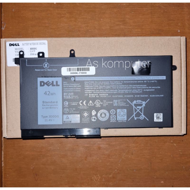 Baterai Battery DELL Latitude 5480 5580 5280 5590 5290 3DDDG