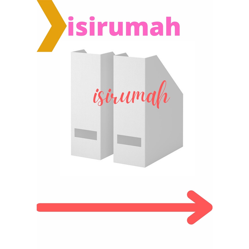 

IKTJENA File majalah, putih isi 2 pcs ukuran tinggi 30 cm lebar 10 cm