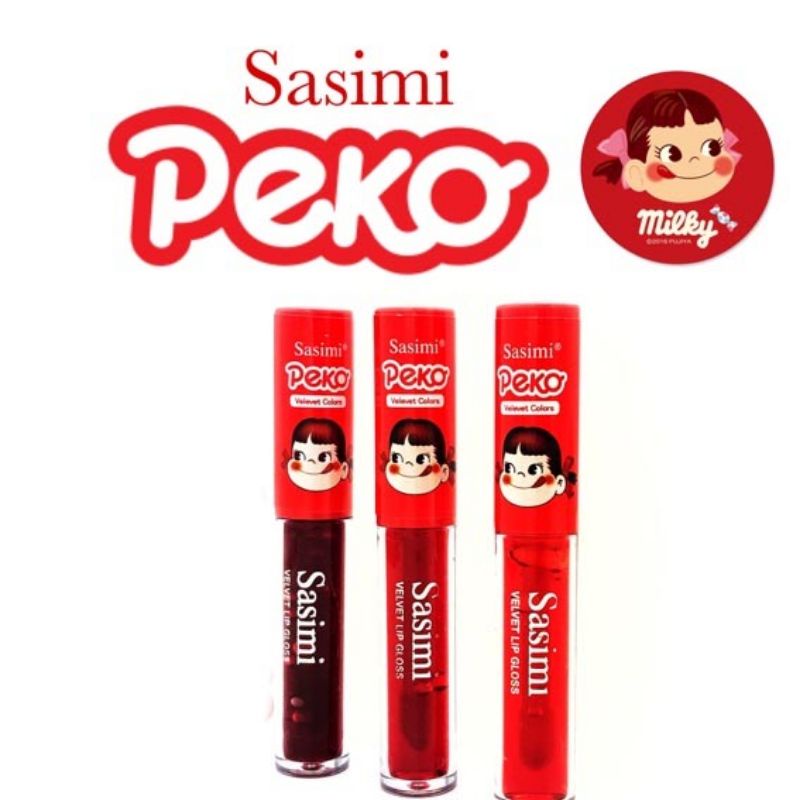 [SATUAN] SASIMI Peko Lovely / Liptint Sasimi Peko Special Edition Aloe Vera 99 Persen Lip Tint Lip Gloss Lipgloss Lipglos Lip Glos