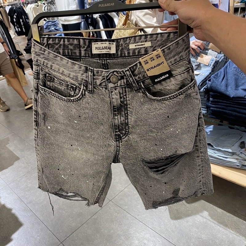 Celana Jeans Pendek Pull&Bear Cowok Original Store